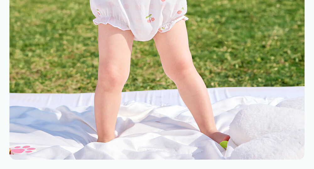 Betis Infant Romper Cute Triangle Summer Thin Modal Flutter Sleeve Bodysuit for Baby Girls 23