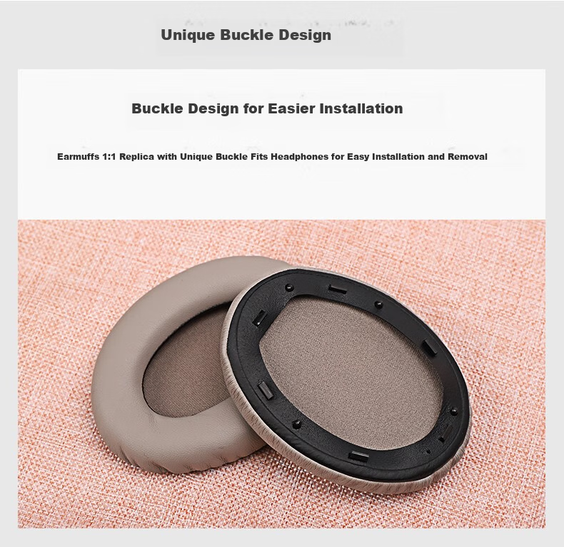 PENGGU Replacement Ear Pads Cushions for Sony WH-1000XM3 Headphones Black 3
