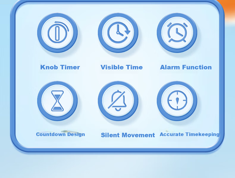 Zhong Xiaobai Visual Timer Alarm Clock 2026 New Student Study Wake-Up Device Self-Discipline Silent Countdown Timer Time Manager Back to School Edition 2
