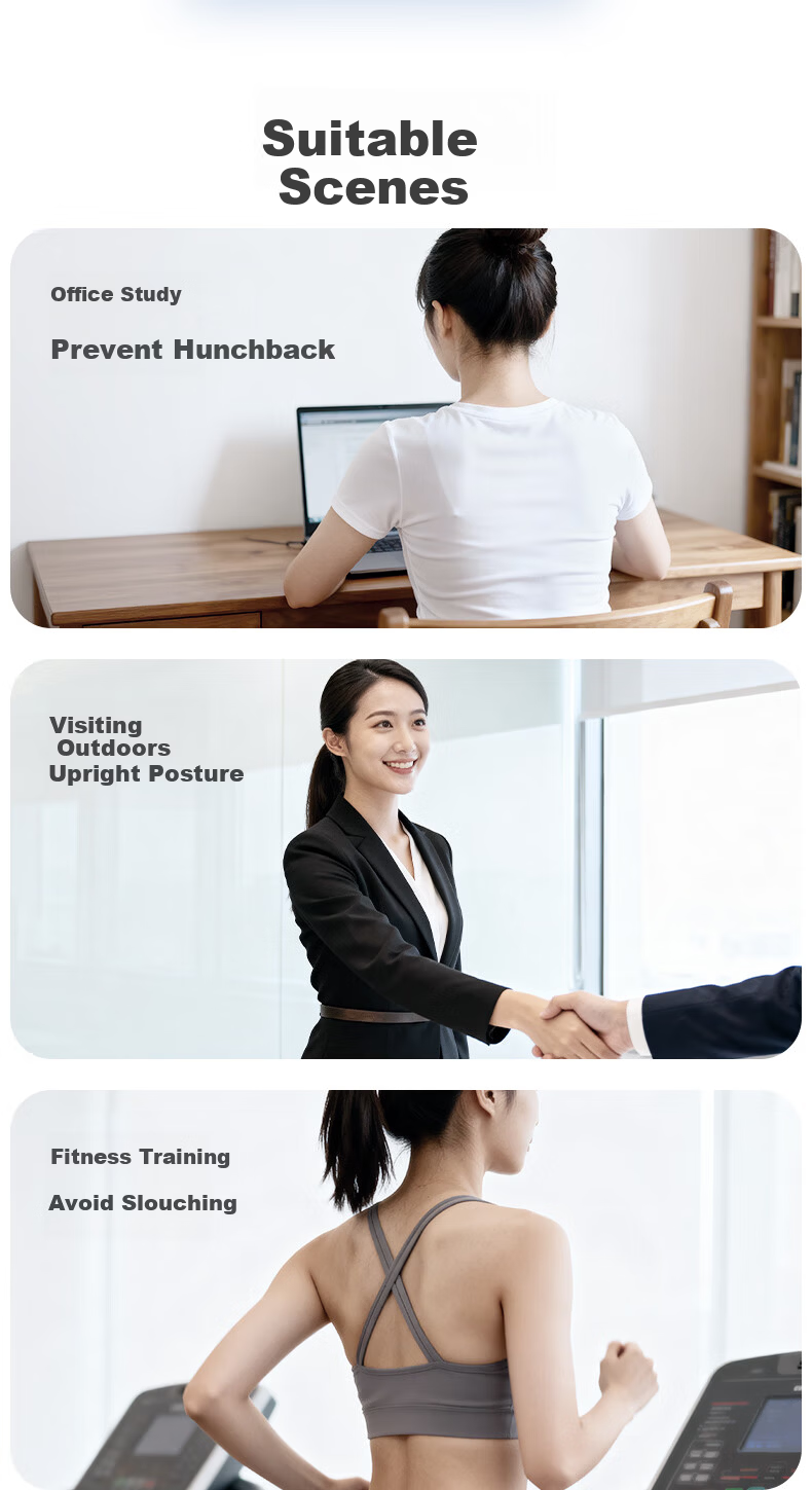 LI-NING Hunchback Posture Corrector for Adults Unisex Shoulder Brace Back Straightener Posture Support Strap 4