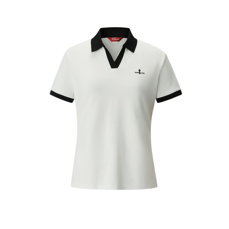 Biyinlefen [Sun Protection Moisture-Wicking Quick-Dry] 2026 Spring Summer New Women's Casual Outdoor Seagull Collar Short Sleeve Polo Shirt