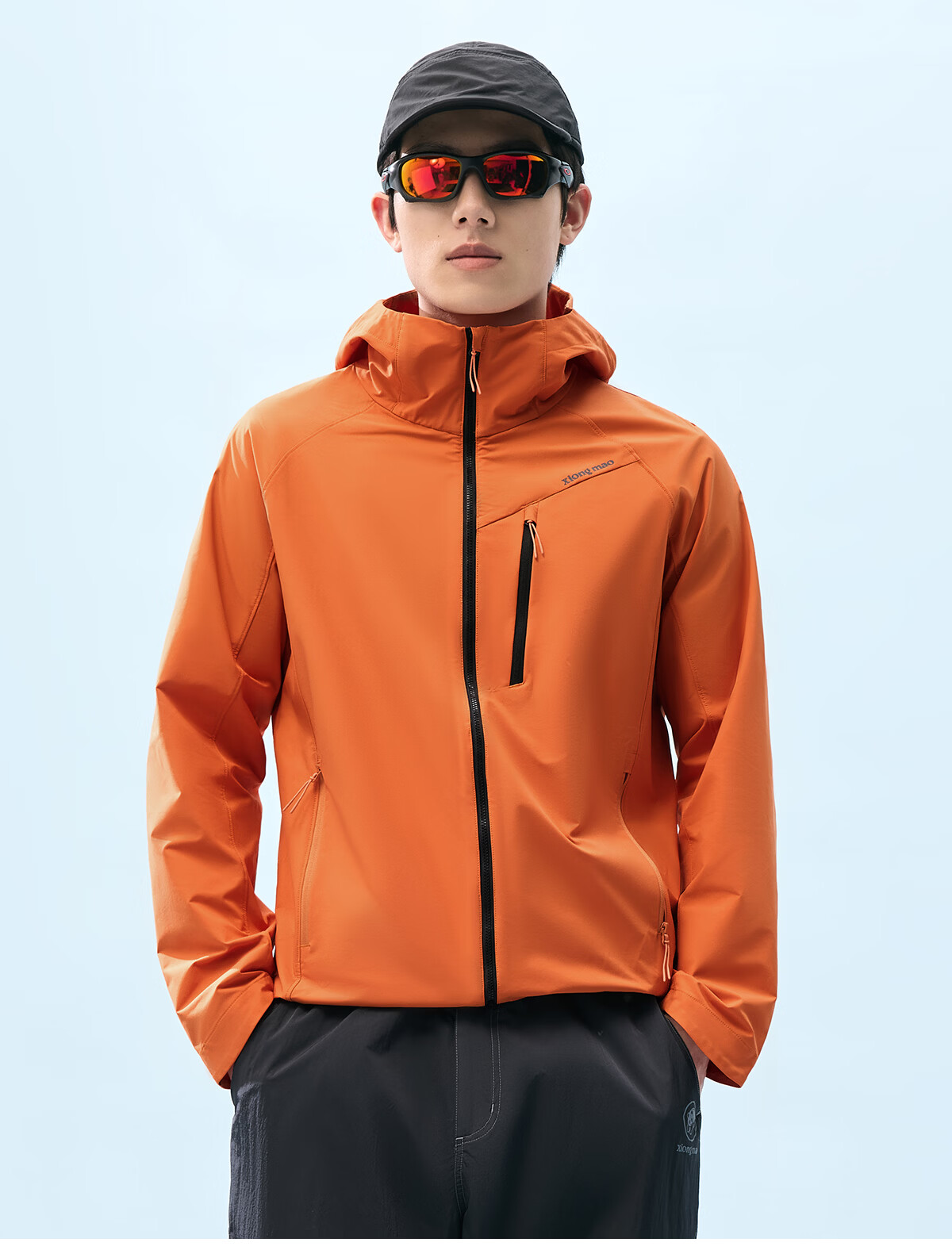 Xiongmao Liu Yifei Same Style [Wanye Soft] Hooded Soft Shell Jacket, Water-Repellent, Windproof, Slim-Fit Coat for Women 1176 42