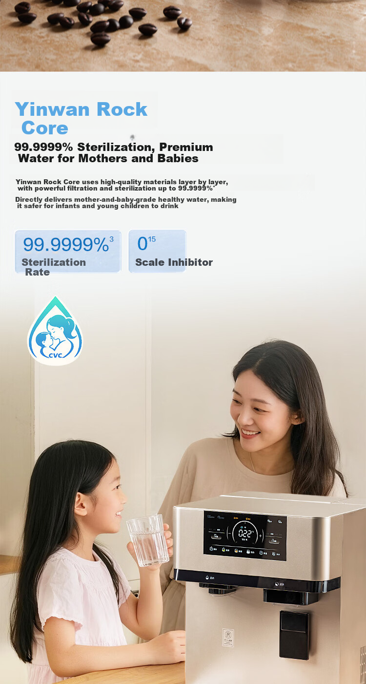 Tineco Ice Cube Heating Water Purifier Min Ice Master Elegant Home Countertop Water Filter No Installation Hot and Cold Direct Drinking Machine 4