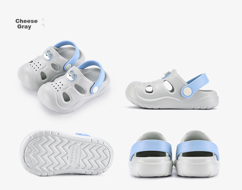 Balabala Kids Holey Slippers Girls Summer Baby Soft Sole Indoor Bathroom Shower Sandals Boys Beach Shoes Toddler 10