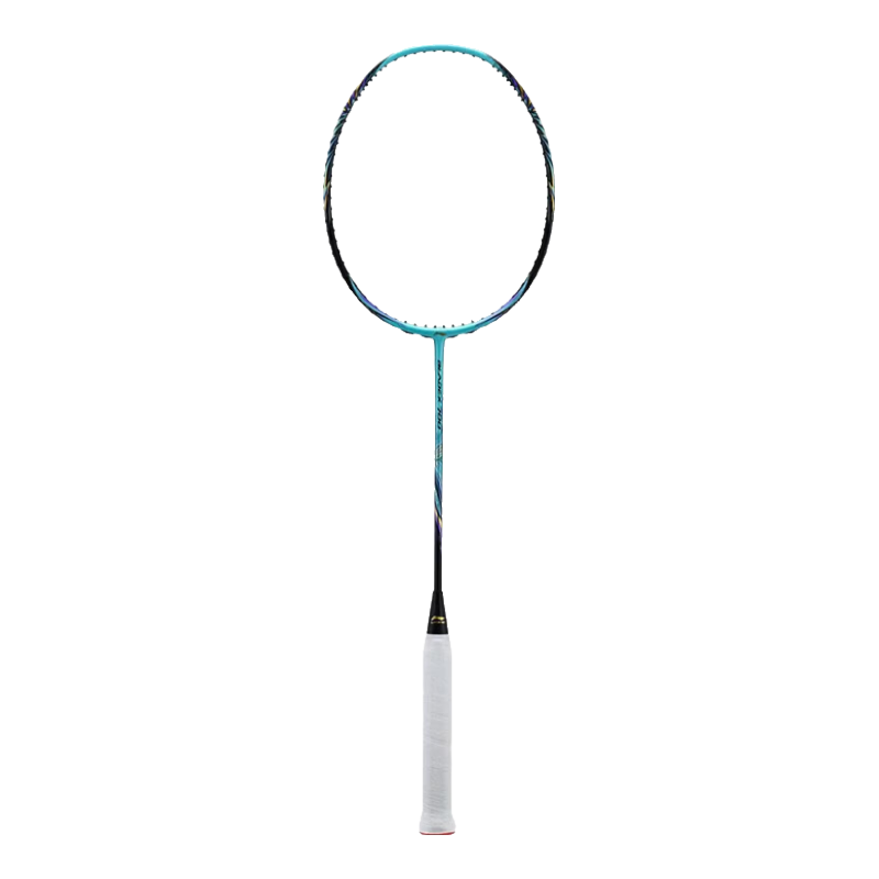 Li-Ning Badminton Racket Fengying 700 Full Carbon Speed Type Single Racket, Empty Racket, Ice Porcelain Green, 4U Empty Racket