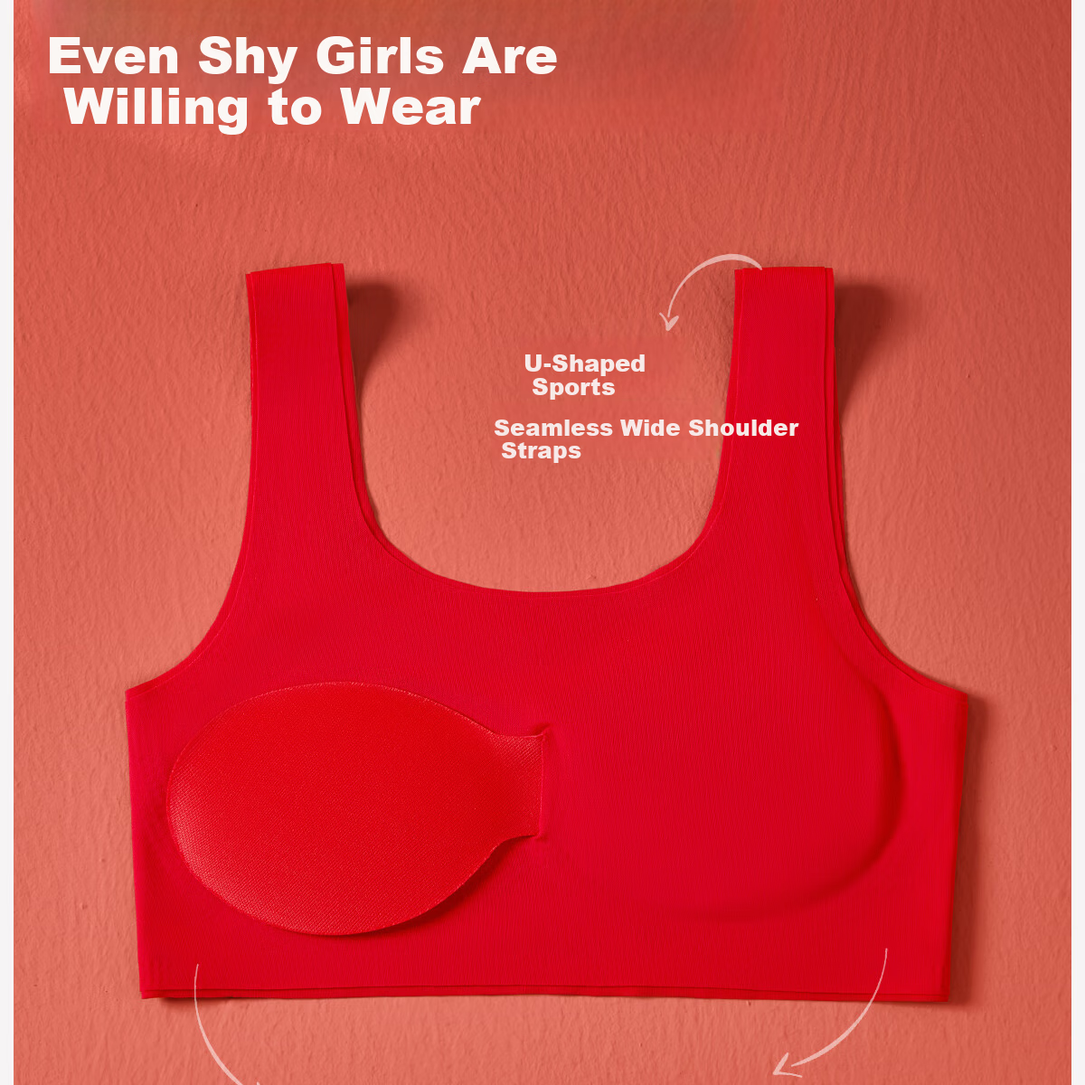 COCO SMART Girls' Red New Year Underwear Set Youth Development Bra Vest Children's Teen Gift 13