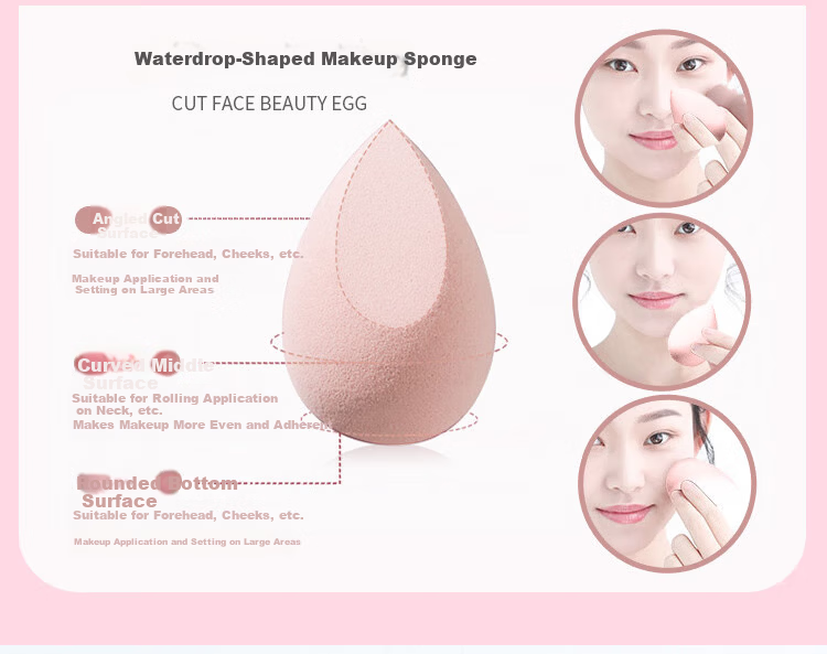 Yefili Four Strawberry Mousse Makeup Sponges Cosmetic Beauty Blenders Foundation Puff Set 6