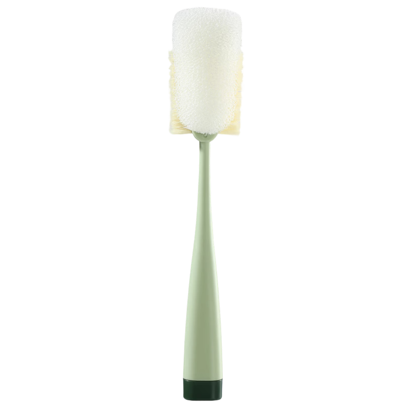 LYNN Cup Brush Bottle Brush Long Handle Cup Cleaning Tool, Replaceable Brush Head, 1 Handle + 4 Replacement Heads