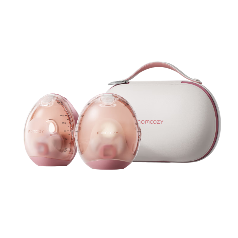 Momcozy Air1 Double Electric Breast Pump Hands-Free Silent Wearable Fully Automatic Smart Breastfeeding Pump