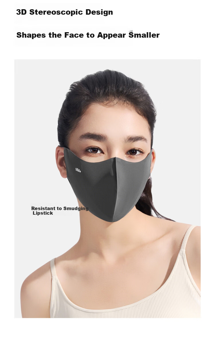 Beneunder Skin Barrier Protective Sunscreen Mask Face Shield Spring Summer Soothing Sensitive Skin Medical Breathable Anti-Dryness Deodorizing Blue 21