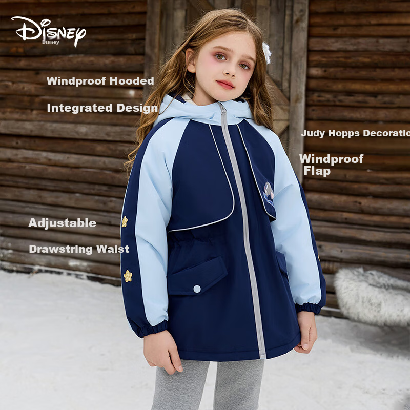 Disney Zootopia Kids Girls Spring 3-in-1 Fleece Jacket Set 2026 New Baby Clothing