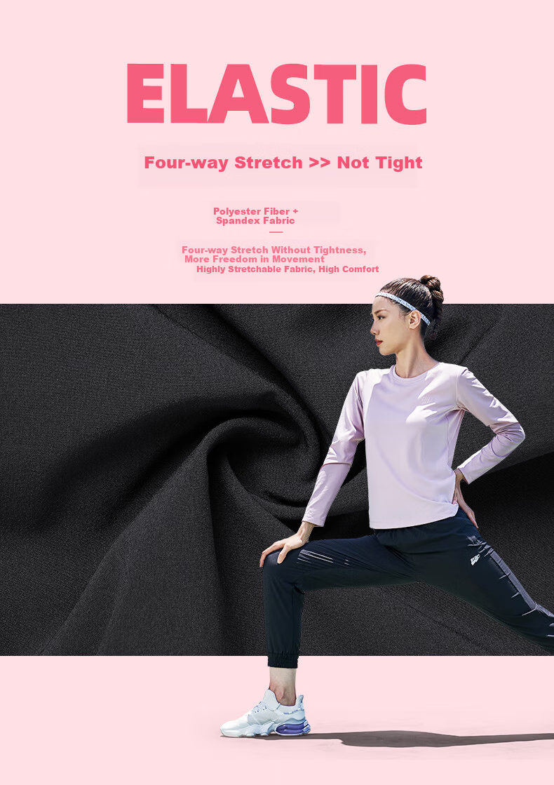 Jordan Women's Sports Pants Casual Summer Lightweight Breathable Quick-Dry Woven Jogger Tapered Pants 5
