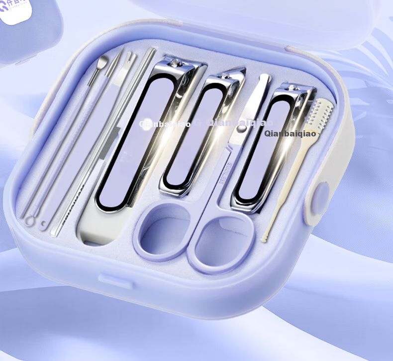 Qianbaiqiao Pedicure Nail Clipper Set for Paronychia, 4-Piece Ingrown Toenail Clippers with Curved Nail Nippers 2