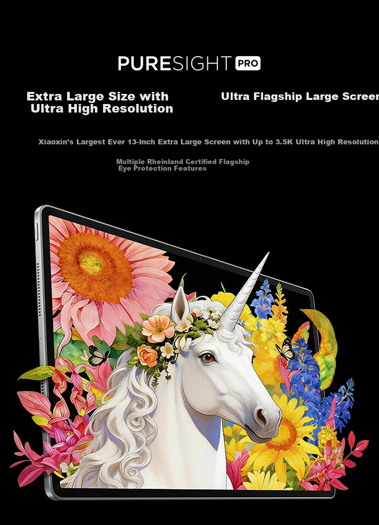 Lenovo Xiaoxin Pro GT, 13-Inch New Learning And Office AI Tablet, 3.5K Ultra-Clear Eye-Protection Screen, Snapdragon 8 Ultimate Edition, 12+512GB, Silver, with Student Subsidy And Certificatio 7