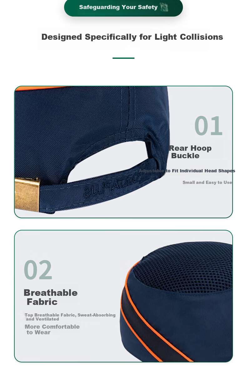 DELTAPLUS 102110 AIR COLTAN Breathable Impact-Resistant Safety Helmet 7cm Comfortable Baseball Cap Style Blue 20pcs/Box 7