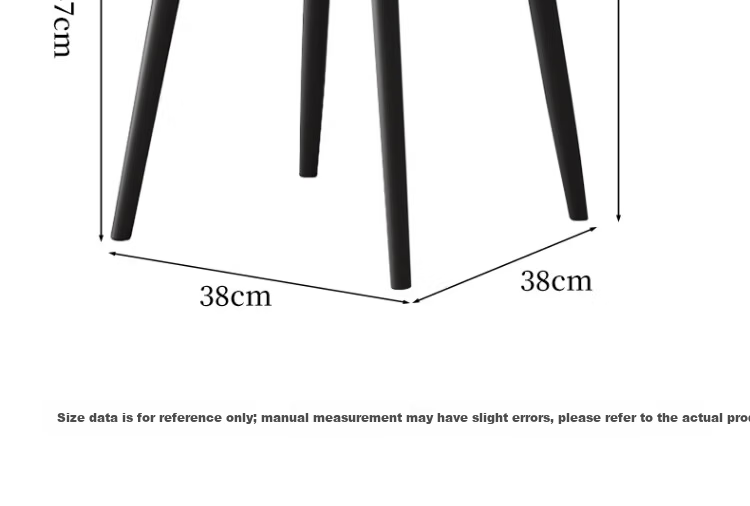Xiangzhubian Dining Chair Home New Style Stool Backrest Chair Light Luxury Nordic High-end Restaurant Master Chair Off-white 19