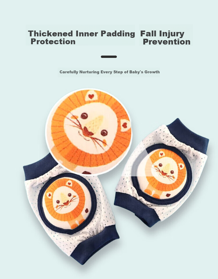 DOCTOR MA Baby Knee Pads Crawling Children's Knee Pads Mesh Breathable Toddler Walking Anti-Fall Knee Pads 2-Pack S1007 4