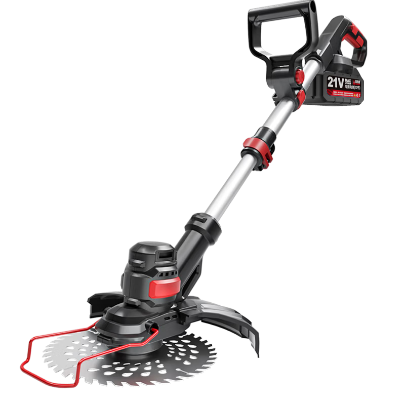 Prand Electric Lawn Mower Handheld Grass Trimmer Lithium Battery Lawn Care Tool Electric Weeding Device