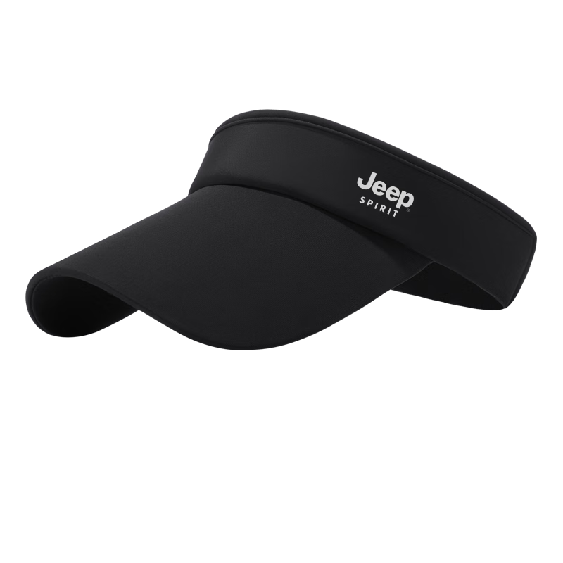 JEEP SPIRIT Men's Summer UV Protection Sun Hat Sports Sunshade Cap Women's Baseball Open-Top Hat KD553 Light Gray