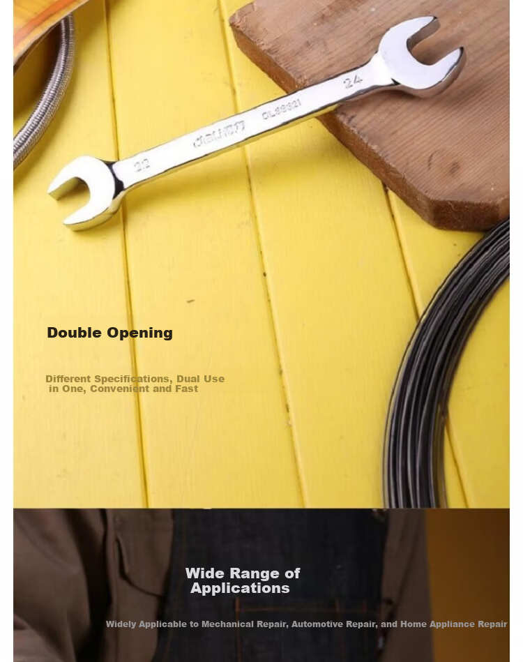 Deli Tool Double Open-End Wrench 17x19mm DL33317 5