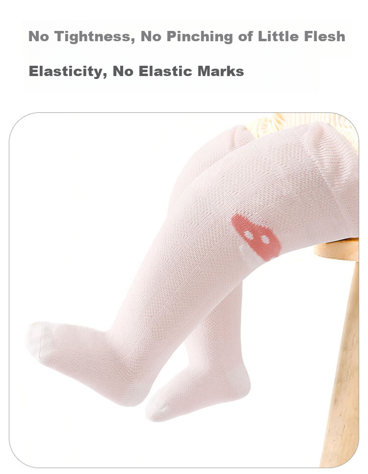 Beingmate Baby Knee-High Socks Newborn Spring Breathable Seamless Over-the-Knee Socks for Boys and Girls 9