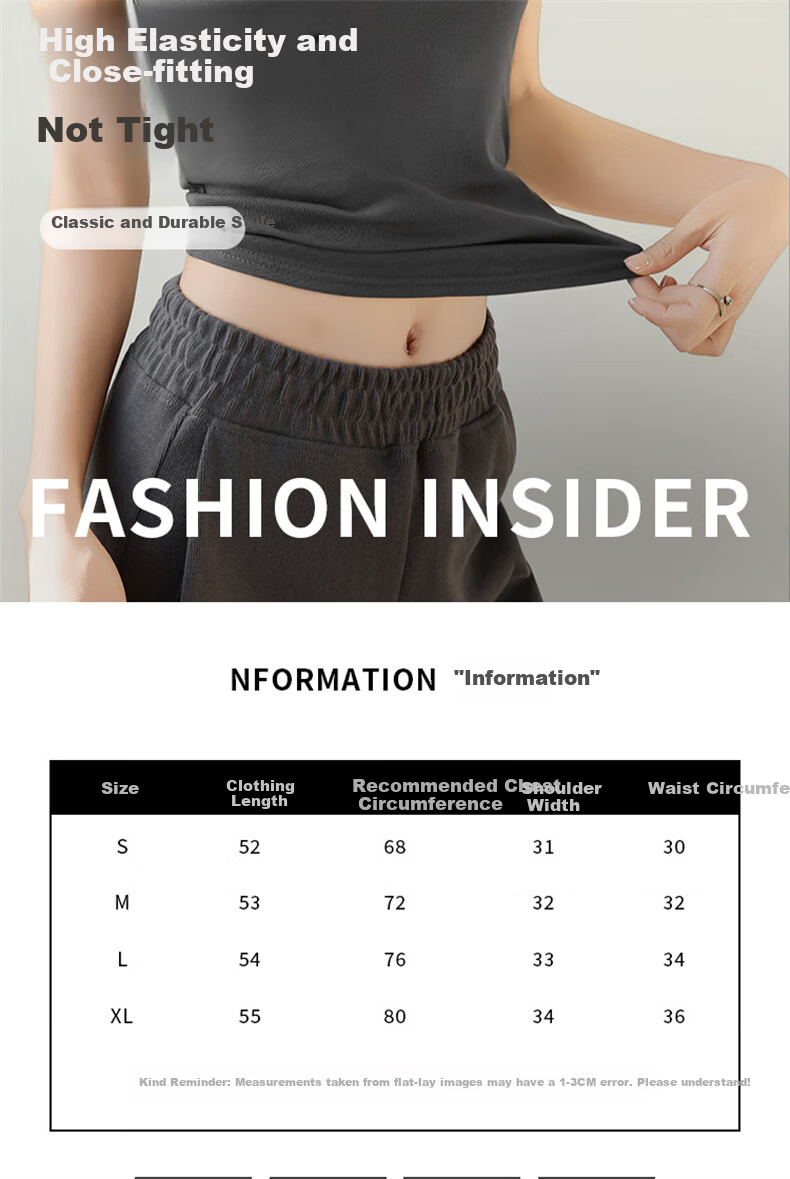 LangSha Spicy Girl Women's New Racerback Camisole Wide Shoulder Strap Slim Fit Sleeveless Top for Layering and Outerwear 6