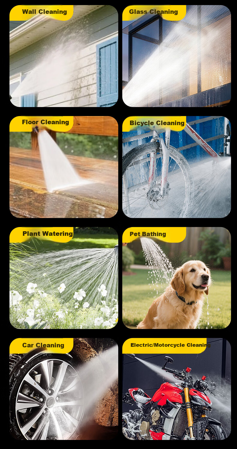 WITGOER High-Pressure Automatic Water Suction Car Washer Self-Priming Tap Water Connection Powerful Car Wash Machine Large Capacity for Car Wash Shops 35