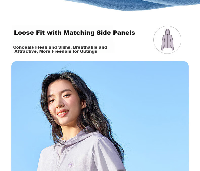 361° Women's Summer Sunscreen Jacket UPF50+ Sports Outdoor Cycling Ice Silk Casual Coat 662624605H-7 10