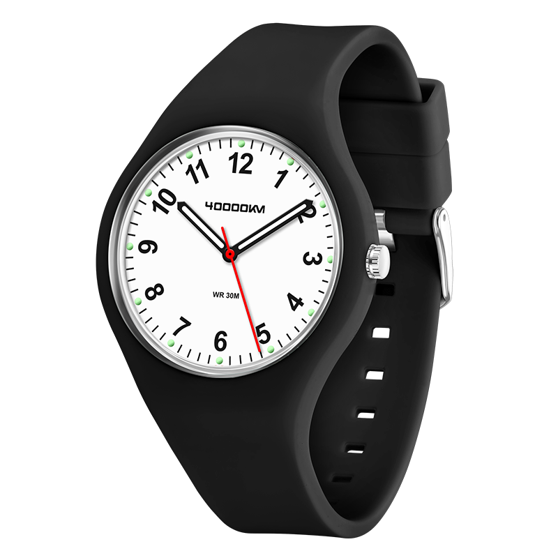 40,000 KM Student Exam Watch for Boys and Girls, Middle and High School, Silent Mechanical Quartz Watch for Civil Service and Graduate Exams