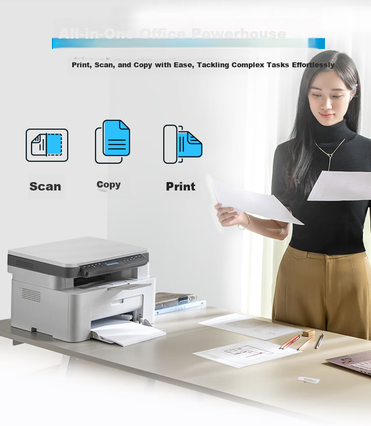 HP 111nw Laser Printer Wireless Black and White Multifunction Copy Scan Low Cost Home Use Student Homework Wired Connection (Upgraded 1136w Version) One Year Service 6
