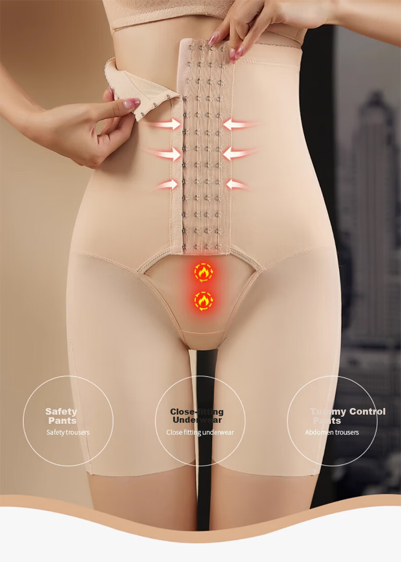 Langsha High Waist Tummy Control Pants Spring Summer New Strong Abdomen Slimming Hip Lift Postpartum Shaping Waist Cincher Women's Underwear 1