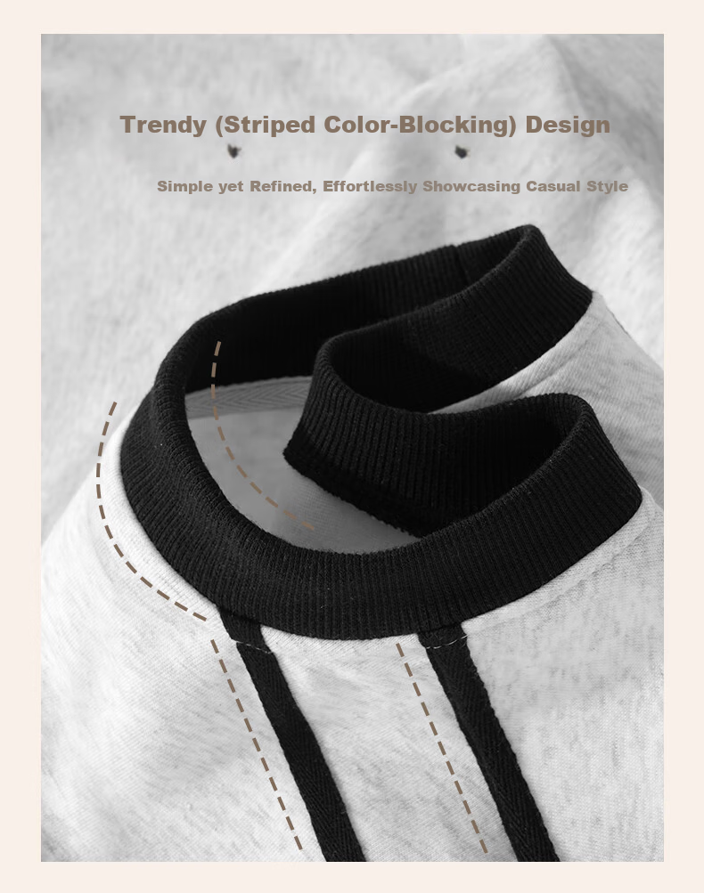 Baleno Trendy Colorblock Stripe Sweatshirt Women 2026 New Spring American Style Loose Fit Long Sleeve Jacket Top 7