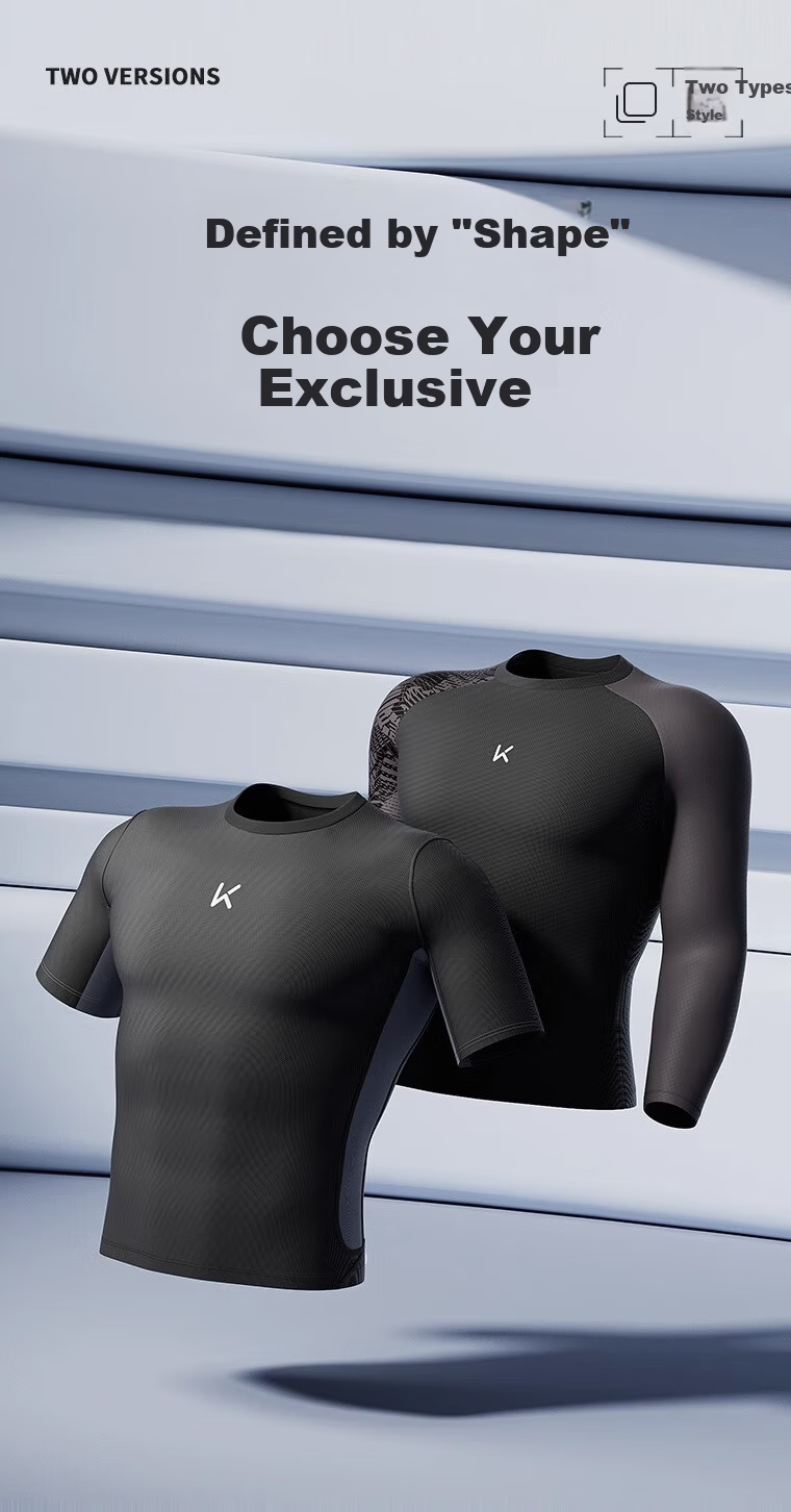 Keep Men's Swimwear Set Double-Layer Swim Shorts Sun Protection Anti-Embarrassment Professional Swimming Gear Full Black Set XL 5