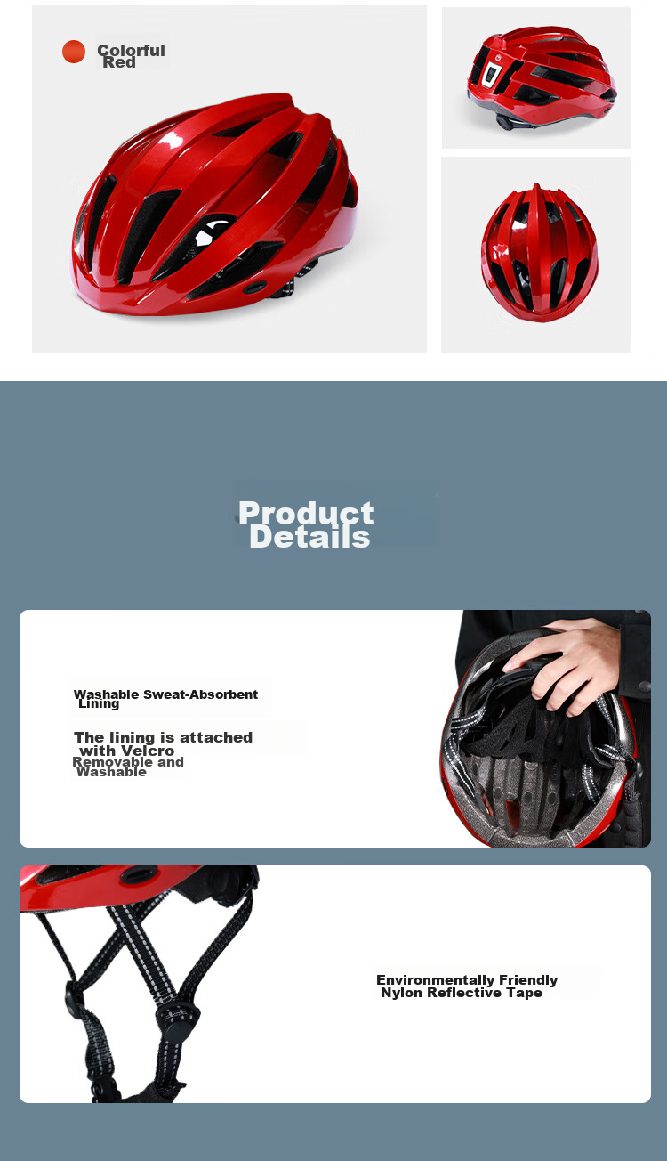 JD Original Ultra-Light Pneumatic Cycling Helmet, Road And Mountain Bike Helmet, National Standard Certified Bicycle Helmet, ZX05 Metal And Titanium 12