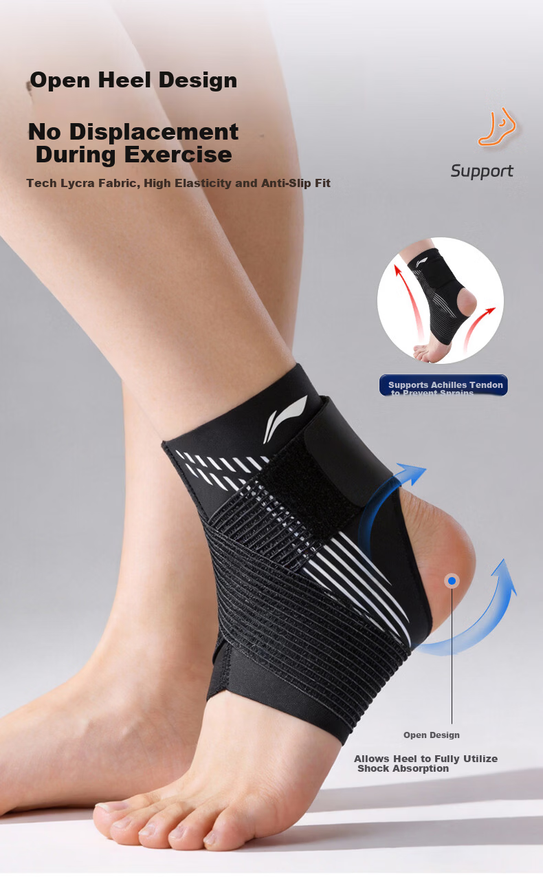 Li-Ning Ankle Brace Joint Support Sprain Protector Basketball Running Lightweight Ankle Sleeve Bandage 8