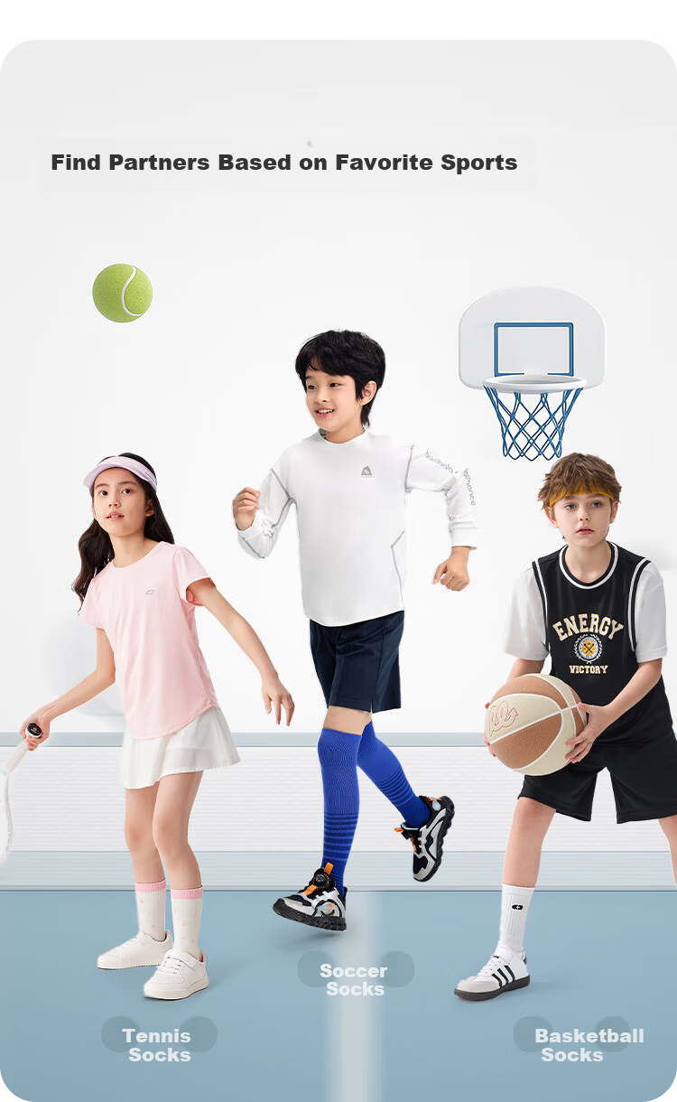 BALABALA balaOne Kids Cotton Autumn Mid-Calf Socks Antibacterial Deodorant 3-Pack 208325172204 11