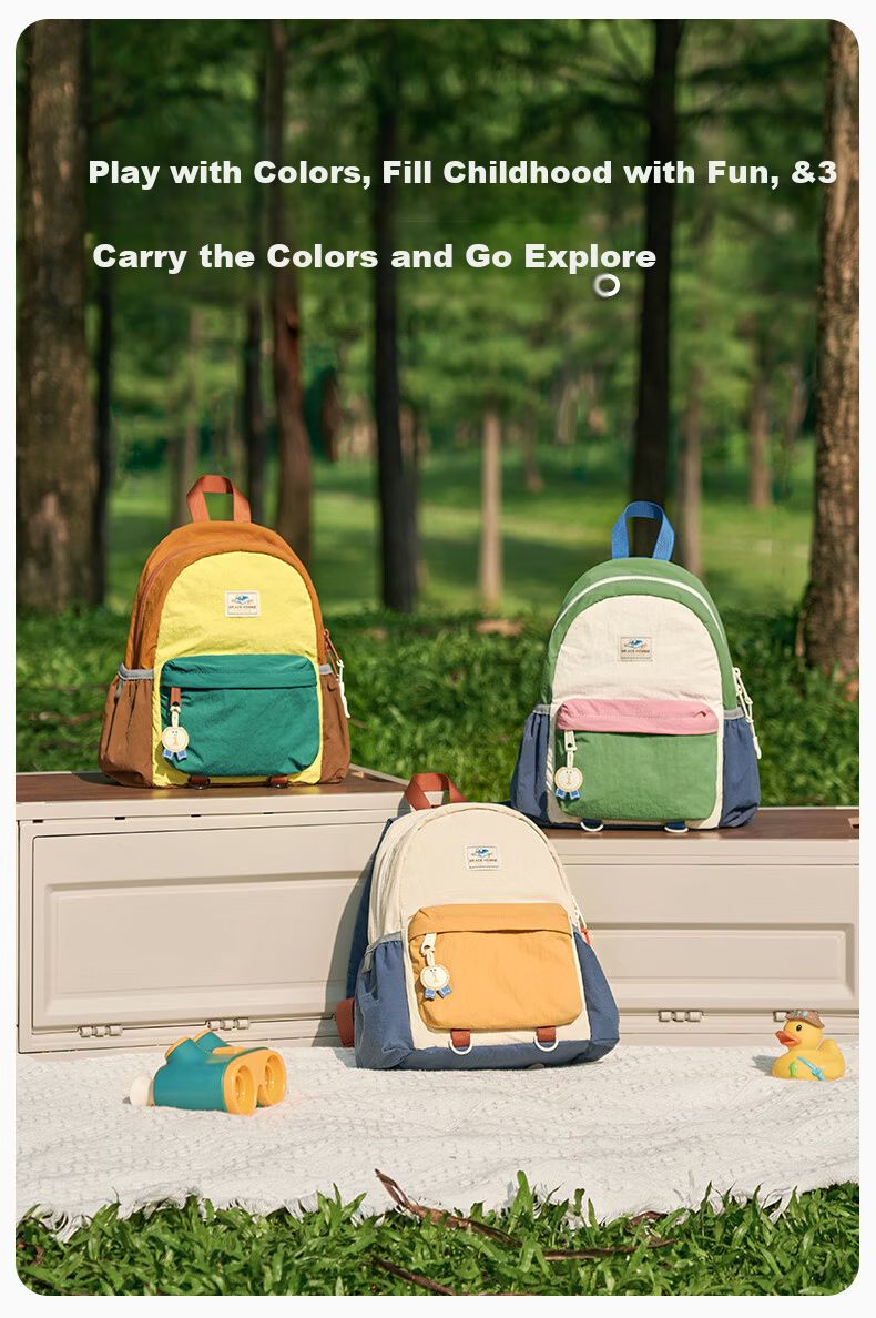 MR.ACE HOMME KIDS Outdoor Lightweight Travel Backpack Kindergarten Primary School 2026 New Melon Oolong S Size School Bag Backpack 5
