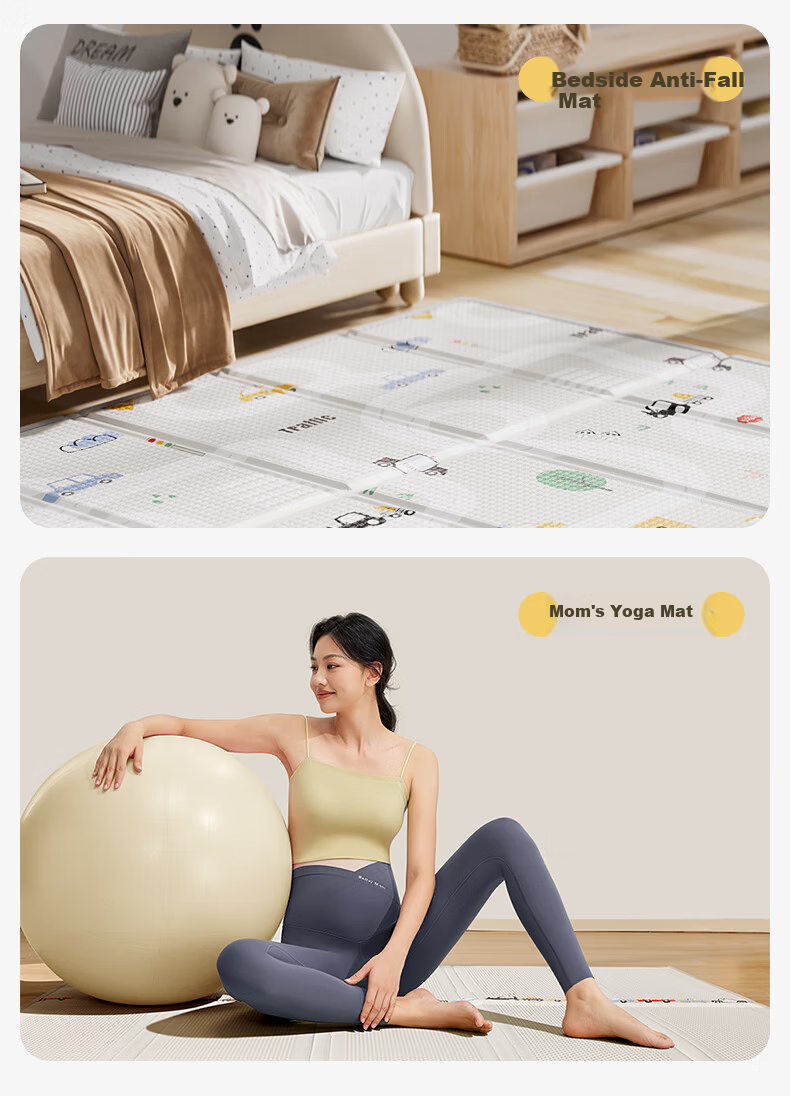 October Crystals Baby Crawling Mat XPE Antibacterial Edge Living Room Floor Mat Car Pattern 150*200*1.5cm 13