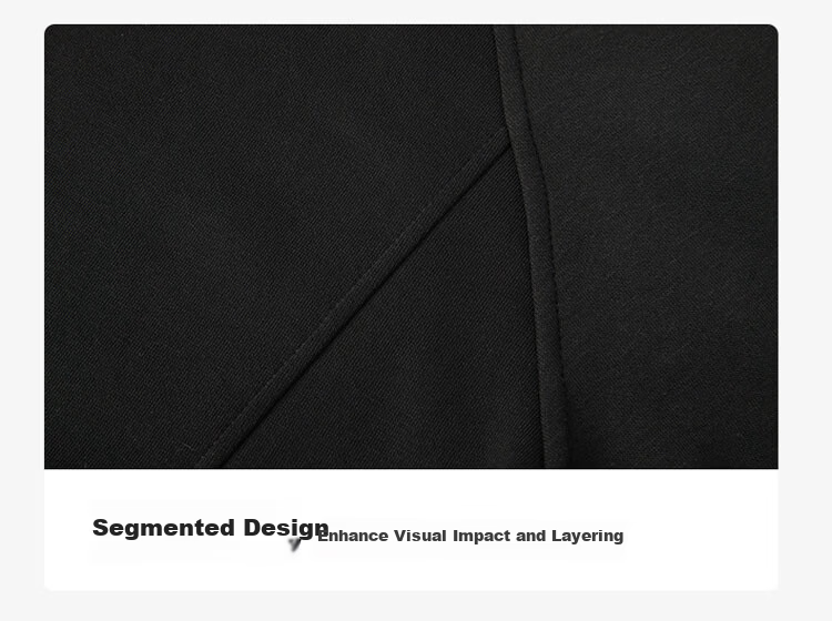 TUCANO Men's Spring and Autumn Half-Zip Stand Collar Solid Color Long Sleeve T-Shirt Base Layer Jacket Black 2XL 6
