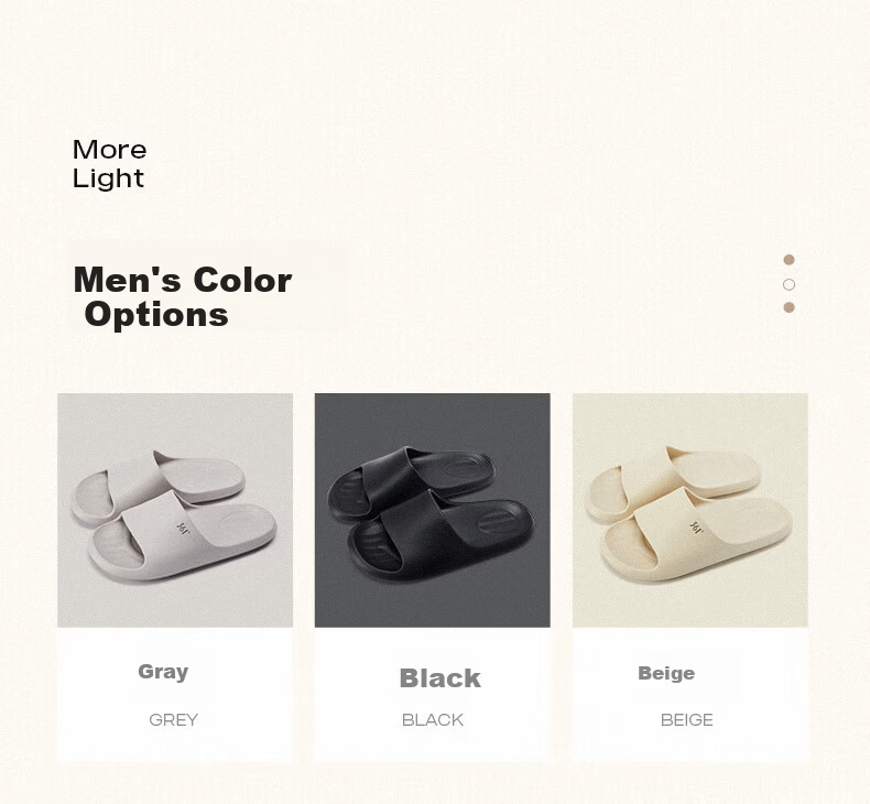 361° Feiyu SE Unisex Silent Thin Sole EVA Indoor Slippers Lightweight Soft Non-Slip Sandals 10