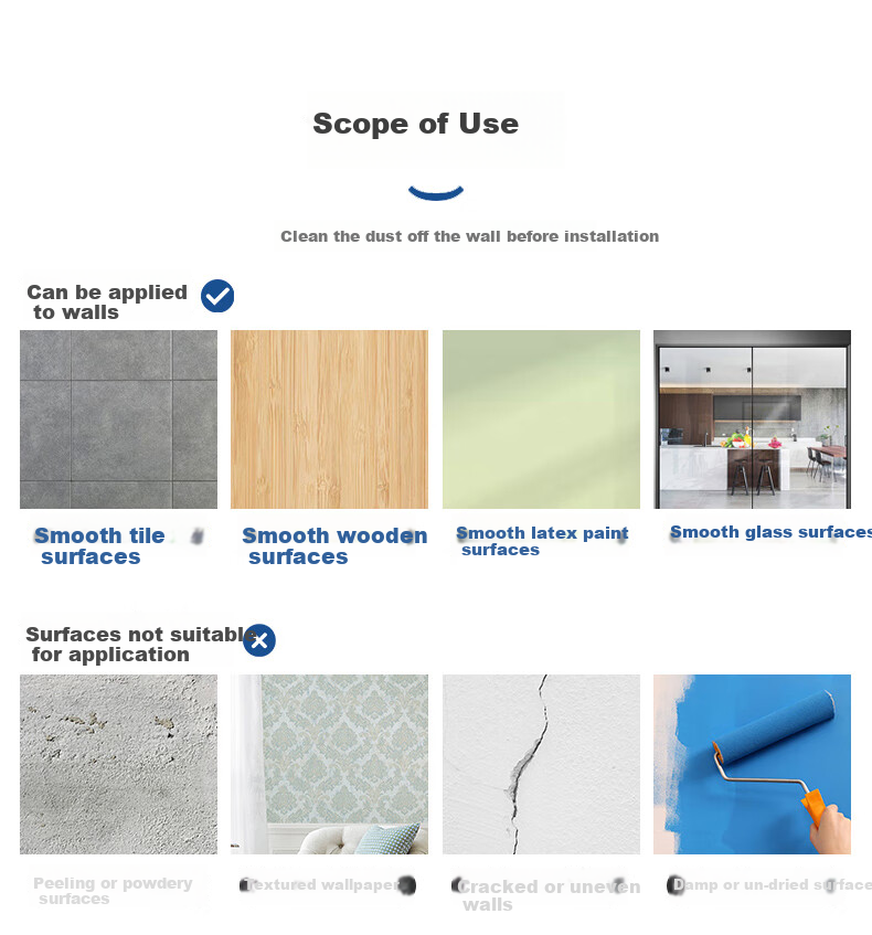 Cuttlefish Kitchen Oil-Proof Sticker High-Temperature Resistant Electrostatic Adsorption Range Hood Wall Tile Protective Film 30x80cm 10pcs 10