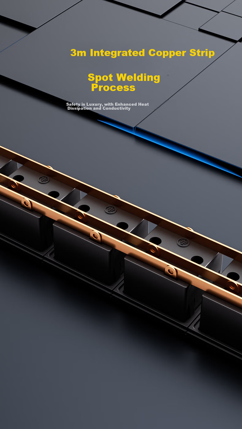 Demu PDU Power Strip Cabinet Socket Overload Protection Surge Lightning Protection 8-Outlet Universal Socket Extension Cord DMCN-1UT-Mn8-KxF 4