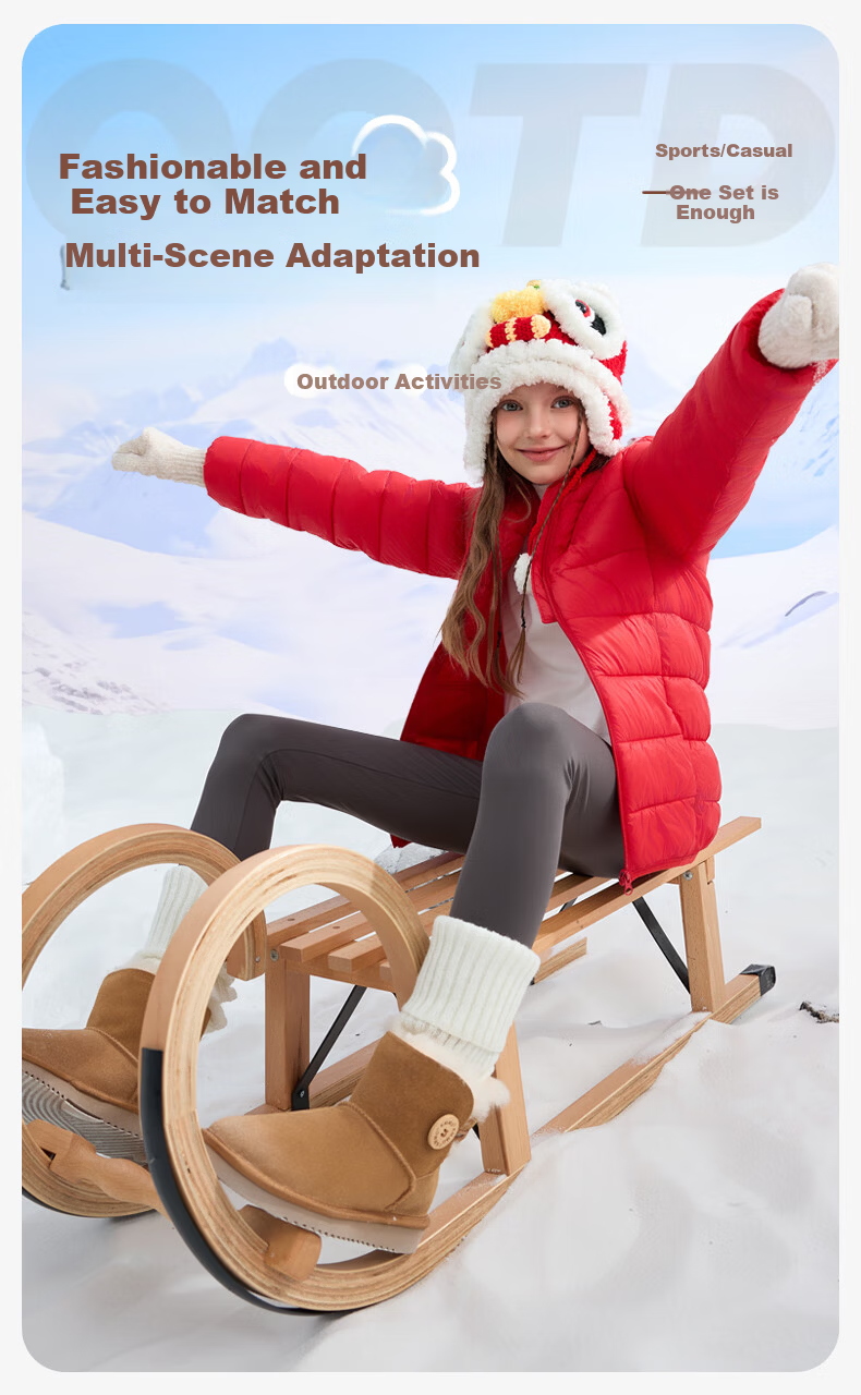 Baleno Kids Cotton Jacket 2025 Winter New Lightweight Hooded Cotton Coat for Boys and Girls Warm Inner Lining 5