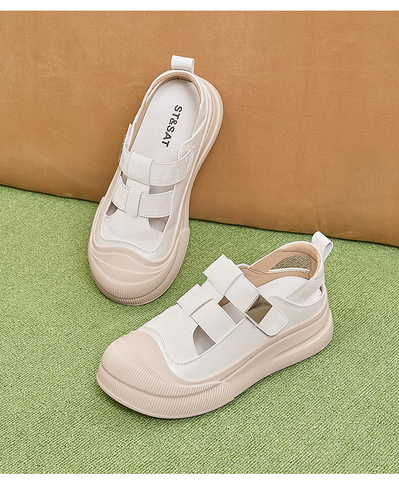 Saturday Casual Women's Sandals 2026 New Summer Thick Sole Height Increasing Lightweight Breathable Sports Sandals for Skirts 16