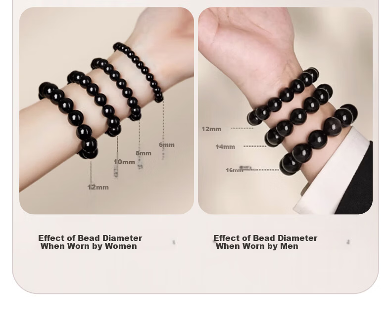 Jinshiling Collectible Natural Aquamarine Obsidian Bracelet Unisex Five Elements Crystal Bracelet Qixi Valentine's Day Gift 9