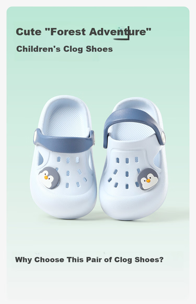 Balabala Boys' Summer Hollow-out Shoes Girls' Soft Sole Slippers Children's Indoor Slippers Toddler Beach Shoes Outdoor Wear 1