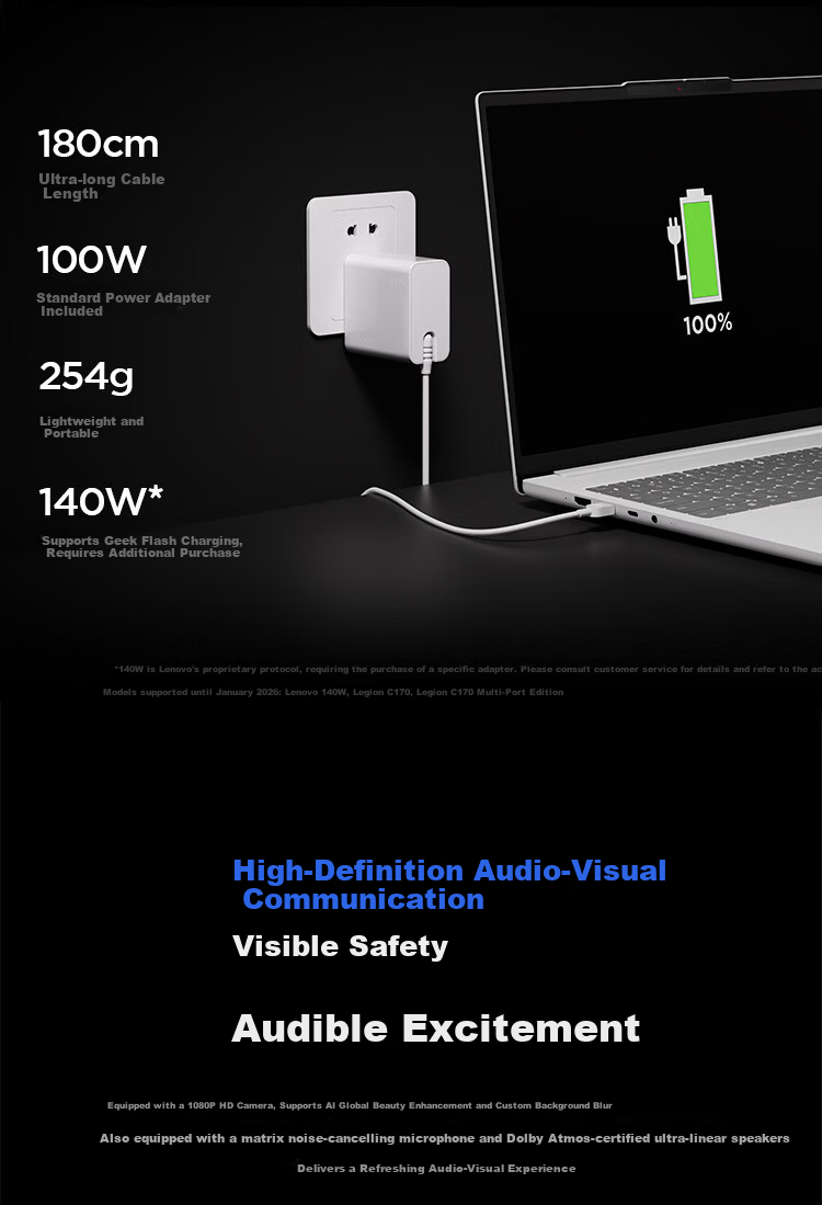 Lenovo Xiaoxin Pro16GT AI Ultra-thin Laptop Intel Core 3rd Gen Ultra5-338H 32GB 1TB 2.8K 120Hz OLED National Subsidy 17