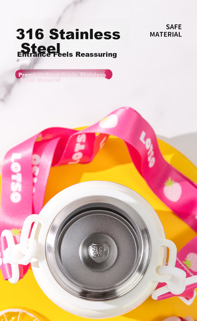 Disney Kids Insulated 316 Food Grade Sports Water Bottle for Boys Elementary School Students Kindergarten with Strap 1