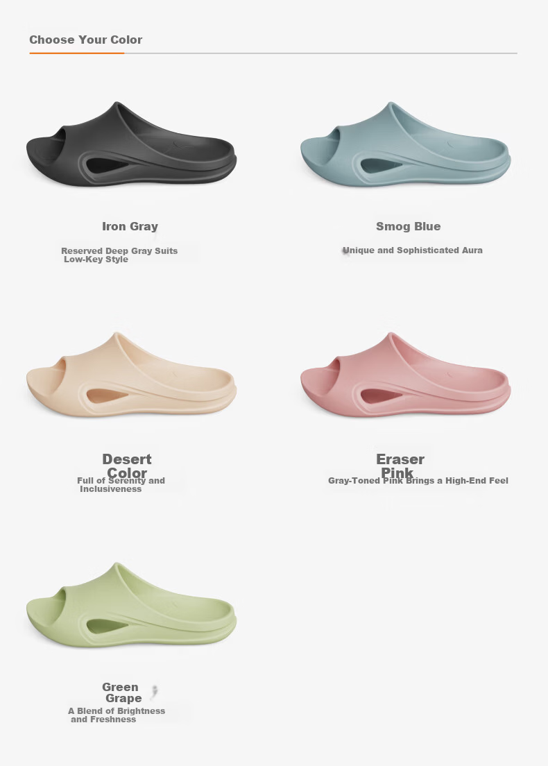 KENROLL Unisex Home Bath Anti-Slip Slippers Four-Season Breathable Wide Fit Cool Slippers Iron Gray Size 44-45 (275mm) 11