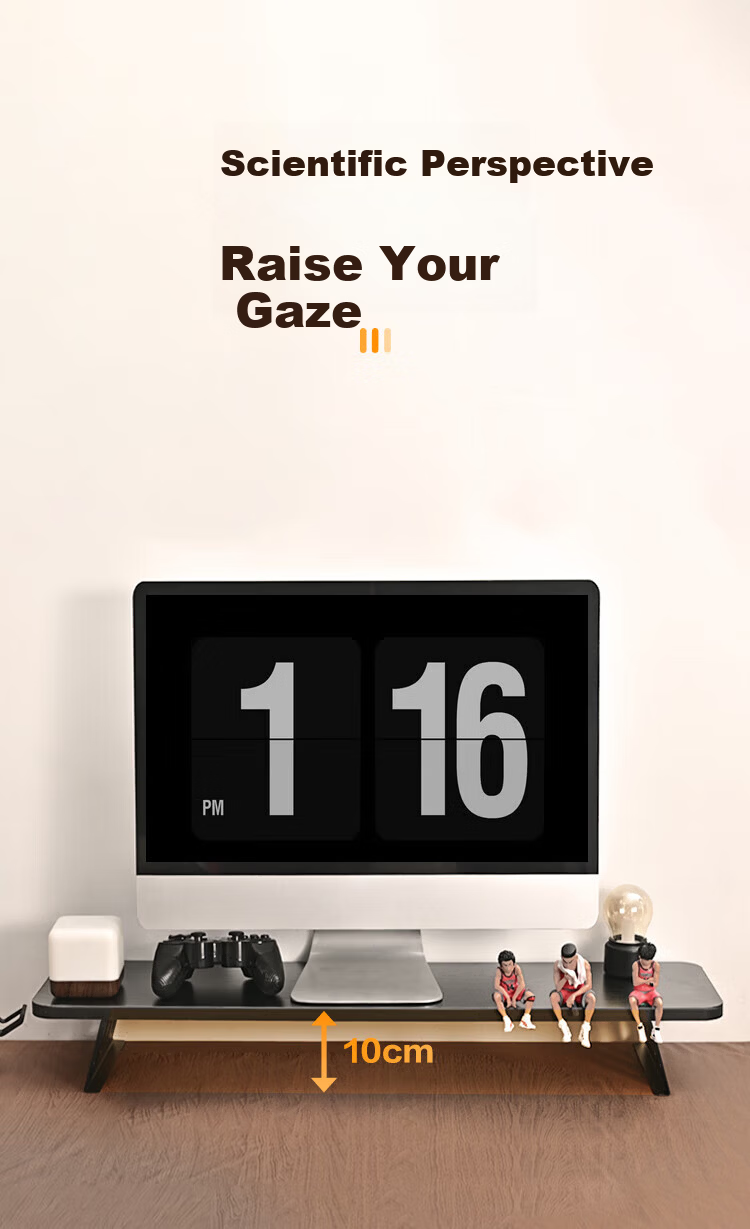 NVV Monitor Riser Desktop Computer Stand Desk Pad Elevated Office Laptop Stand Acrylic Floating Visual Desktop Storage Base NP-31 3